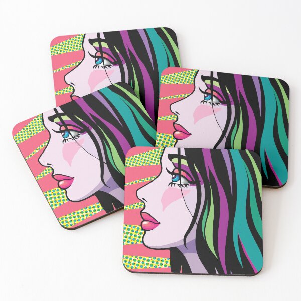 Item preview, Pop Art Portrait of a Woman in Aspirations designed and sold by cremedecolor.