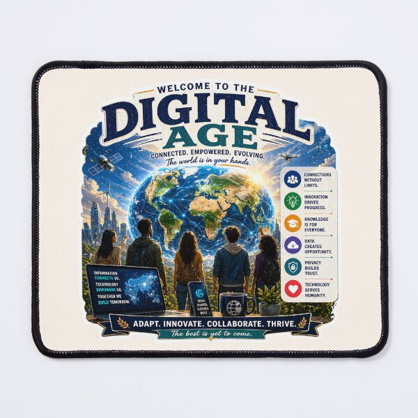 Item preview, Digital Age - Global Connection: Empowering Technology Design designed and sold by Myra365Art.