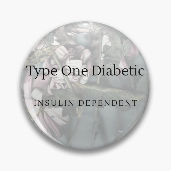 Item preview, Type One Diabetic floral designed and sold by SWackerA.
