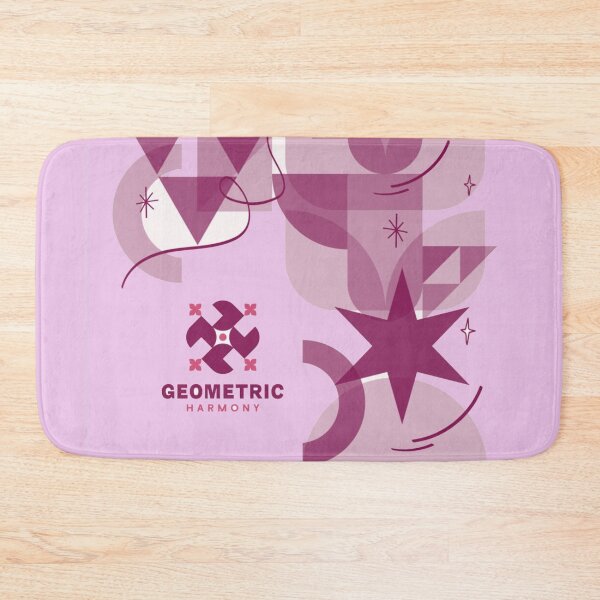 Item preview, Geometric Harmony — Abstract Purple Shapes Art designed and sold by TZAR WORKS.