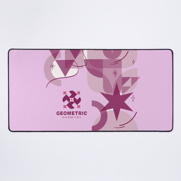 Item preview, Geometric Harmony — Abstract Purple Shapes Art designed and sold by TZAR WORKS.