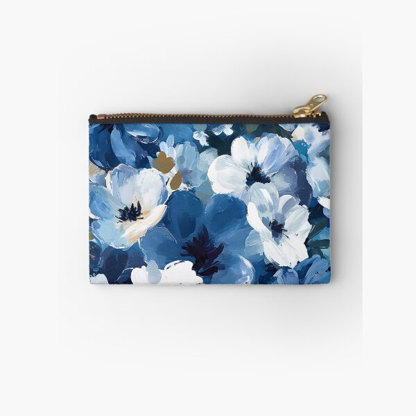 Item preview,   Blue And White Flowers Impressionism-Style Digital Art designed and sold by DEC02.