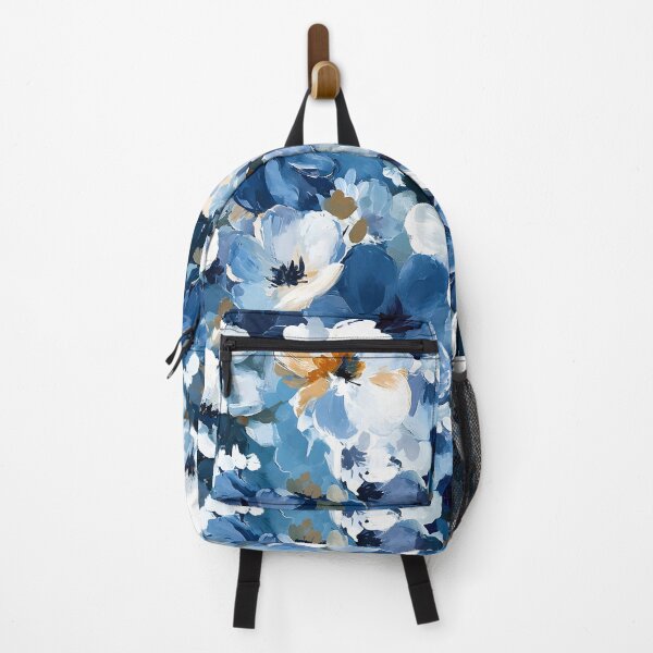 Item preview, Blue And White Flowers Impressionism-Style Digital Art designed and sold by DEC02.