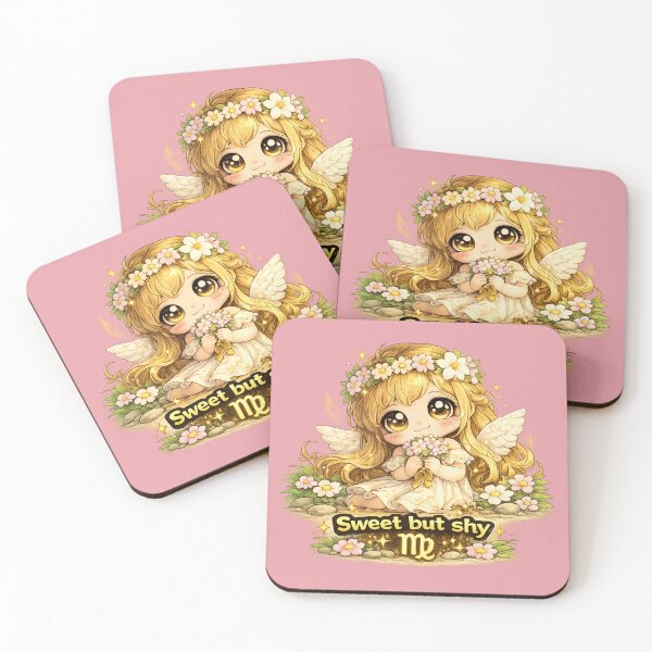 Item preview, Divertido y lindo Virgo de ojos grandes Kawaii Zodiaco Dibujos animados Dulce pero tímido designed and sold by StickyDelights.