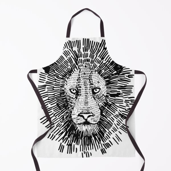 Item preview, Abstract Bold Lion Face Illustration designed and sold by RamyGallery.