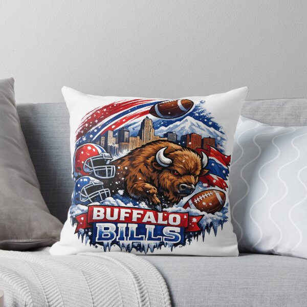 Item preview, Buffalo Bills Football Shirt Bison NFL Fan Red Blue American Football Graphic Tee designed and sold by GarnerSupplyCo.
