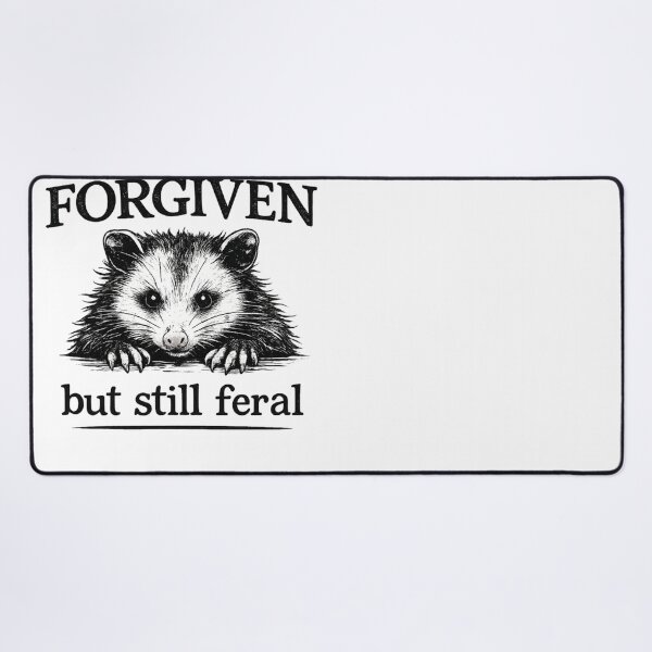 Item preview, FORGIVEN but still feral Opossum designed and sold by snowry.