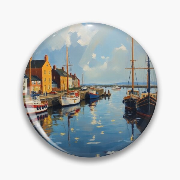 Item preview, Port of Blyth, in the style of Renoir. designed and sold by oldMastersofart.
