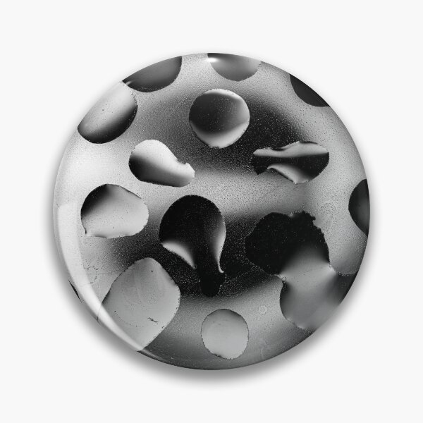 Item preview, Monochrome Liquid Diamonds - Abstract Black and White Water Droplets Macro designed and sold by AbulailArt.