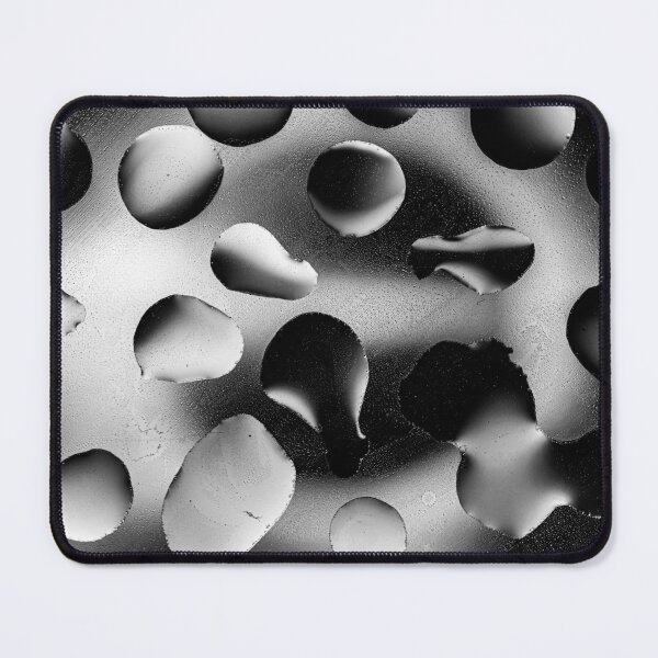 Item preview, Monochrome Liquid Diamonds - Abstract Black and White Water Droplets Macro designed and sold by AbulailArt.