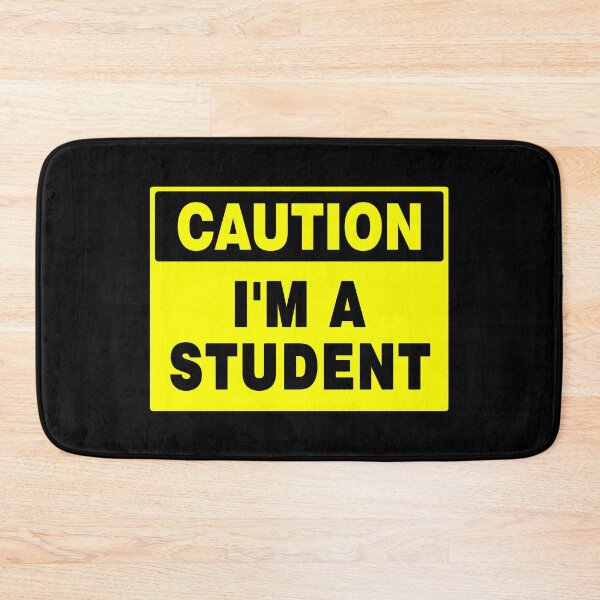 Item preview, Caution I'm A Student Sign, School, Novelty, College, Signage designed and sold by AASparksDesigns.