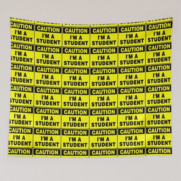 Item preview, Caution I'm A Student Sign, School, Novelty, College, Signage designed and sold by AASparksDesigns.