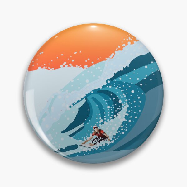 Item preview, Pipeline Is For The Girls, Sunset Ride Variant designed and sold by WhitDabbles.