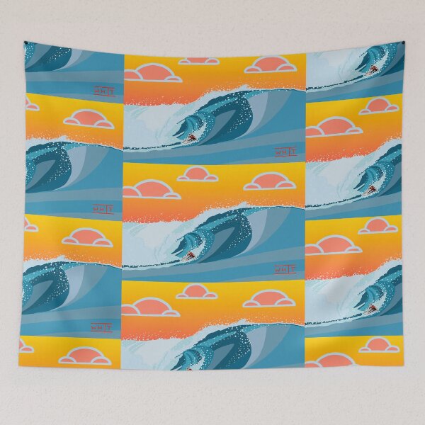 Item preview, Pipeline Is For The Girls, Sunset Ride Variant designed and sold by WhitDabbles.