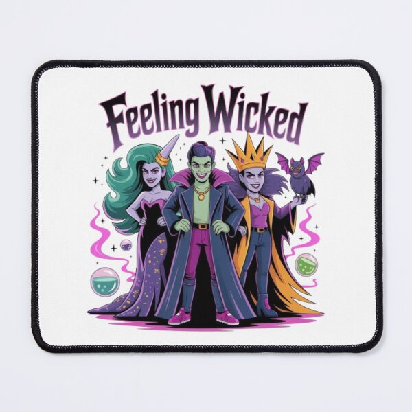 Item preview, Feeling Wicked T-Shirt – Cute Villain Halloween Graphic for Spooky Lovers & Dark Aesthetic Fans designed and sold by GemBob Creations.