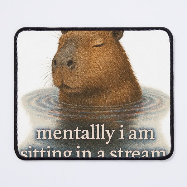 Item preview, mentally i am sitting in a stream designed and sold by UnhingedAttire.