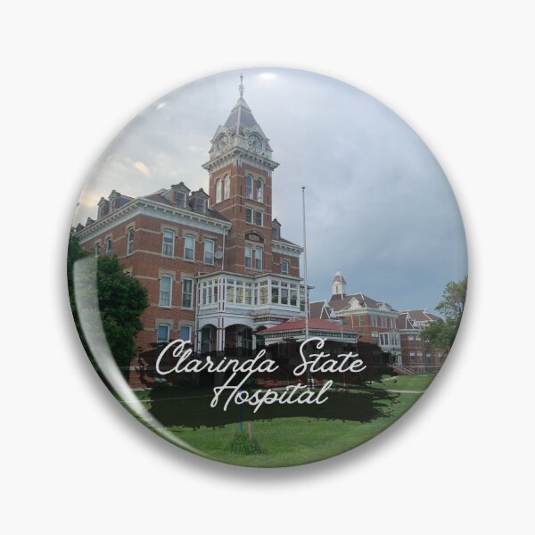 Item preview, Clarinda State Hospital Cursive Caption designed and sold by GhostlyWorld.