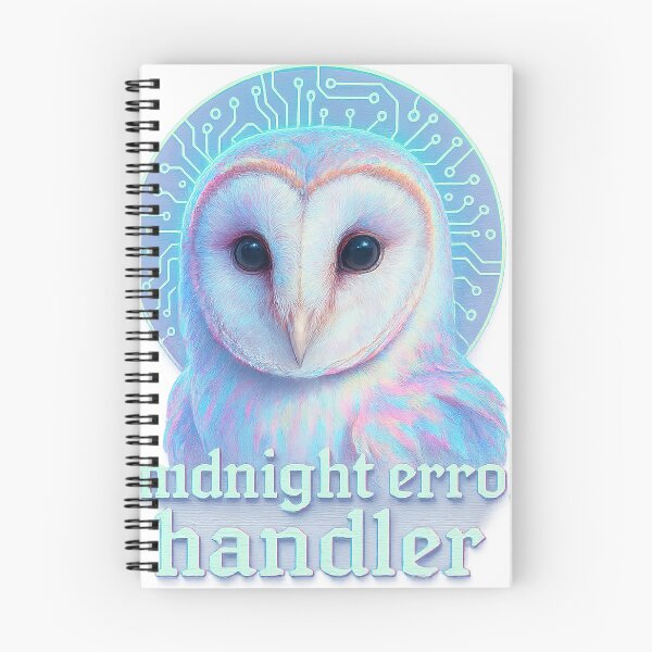 Item preview, midnight error handler designed and sold by UnhingedAttire.