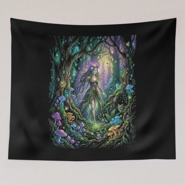 Item preview, Mystic Forest Guardian - Ethereal Nature Spirit designed and sold by FlamaC.