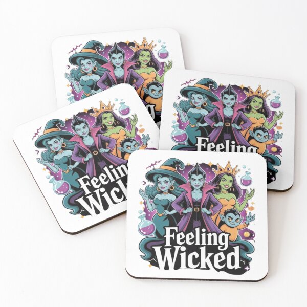 Item preview, Feeling Wicked Halloween T-Shirt – Cute Villain Witch Graphic for Spooky Season Lovers & Dark Aesthetic Fans designed and sold by GemBob Creations.
