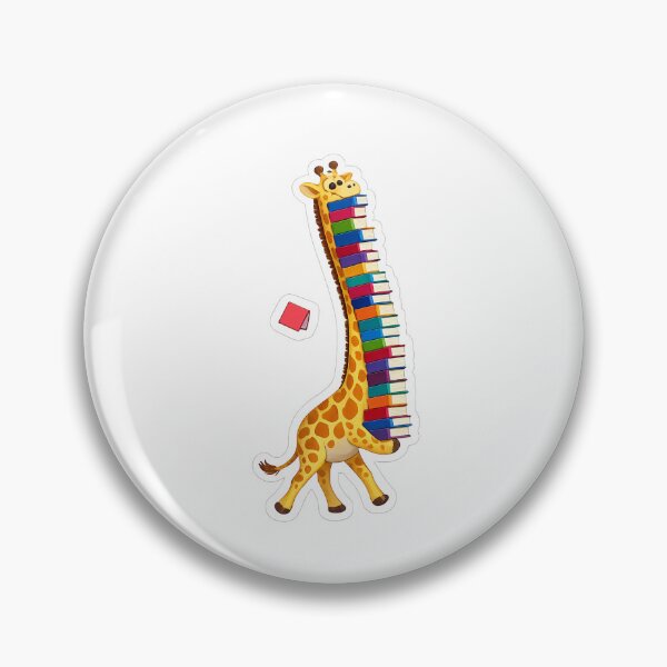 Item preview, Studious Giraffe - STICKER designed and sold by CROFTARTS.