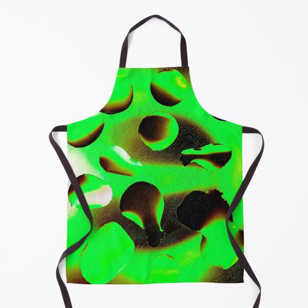 Item preview, Neon Emerald Liquid Jewels - Abstract Green Water Droplets Macro designed and sold by AbulailArt.