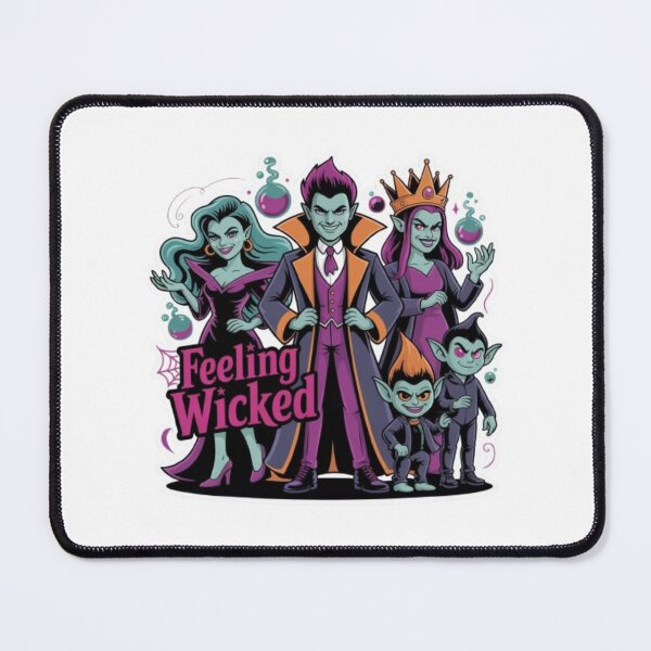 Item preview, Feeling Wicked Halloween T-Shirt – Cute Villain Family Graphic for Spooky Season Lovers & Witchy Aesthetic Fans designed and sold by GemBob Creations.