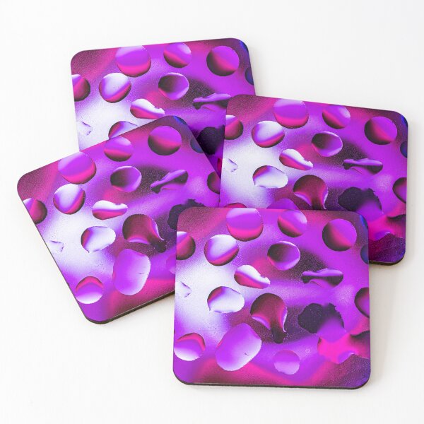 Item preview, Electric Purple Liquid Jewels - Abstract Magenta Water Droplets Macro designed and sold by AbulailArt.