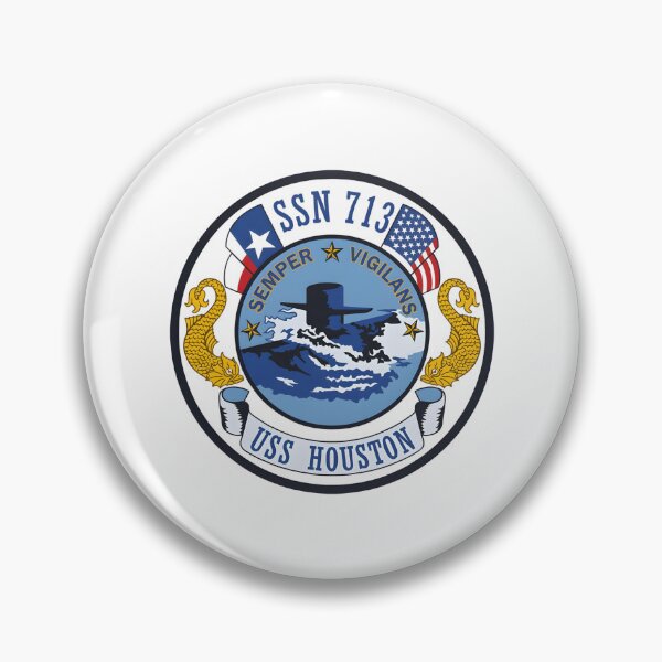Item preview, USS Houston SSN 713 Submarine Command Insignia designed and sold by CharlieDesings.