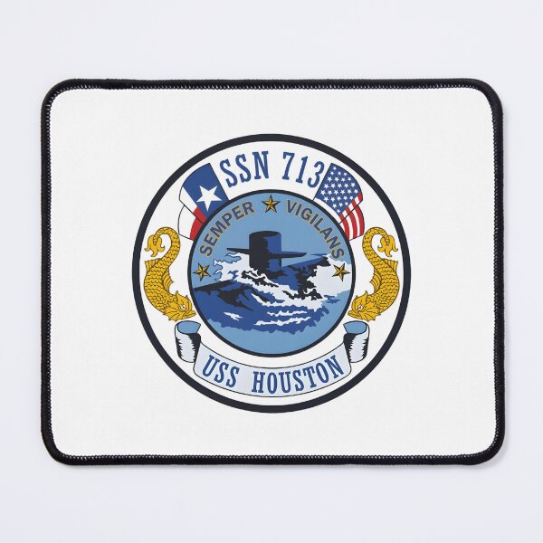 Item preview, USS Houston SSN 713 Submarine Command Insignia designed and sold by CharlieDesings.