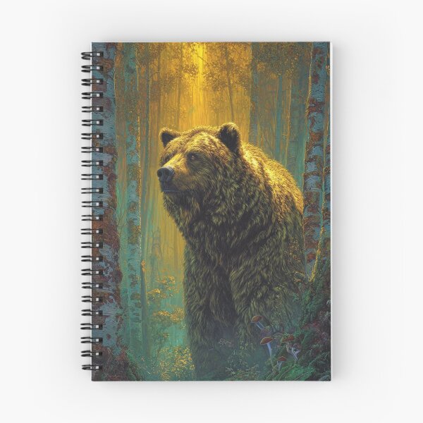 Item preview, Bear in the Golden Air designed and sold by SabaMirzique.