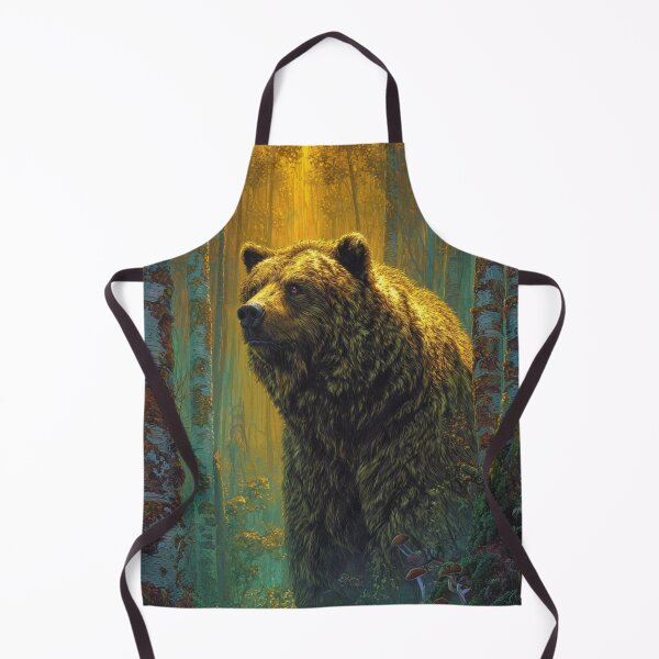Item preview, Bear in the Golden Air designed and sold by SabaMirzique.