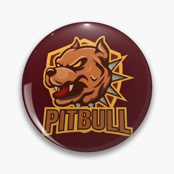 Item preview, Pitbull Power Logo – Strong Dog Mascot Design designed and sold by MerlinWear.