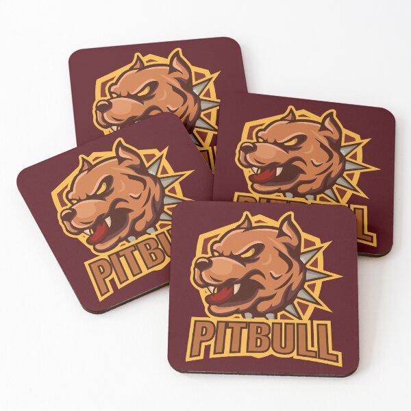 Item preview, Pitbull Power Logo – Strong Dog Mascot Design designed and sold by MerlinWear.