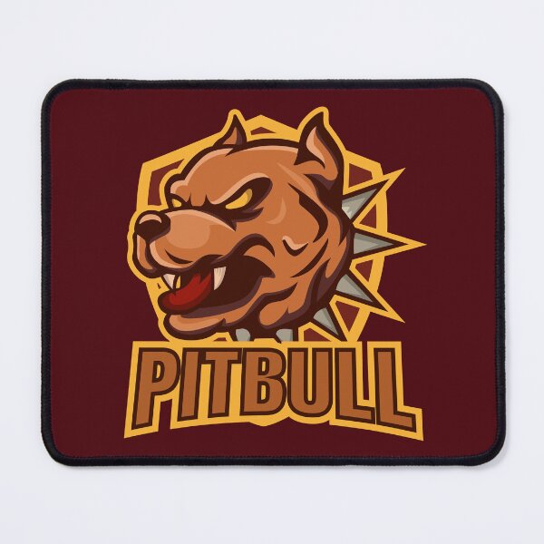 Item preview, Pitbull Power Logo – Strong Dog Mascot Design designed and sold by MerlinWear.