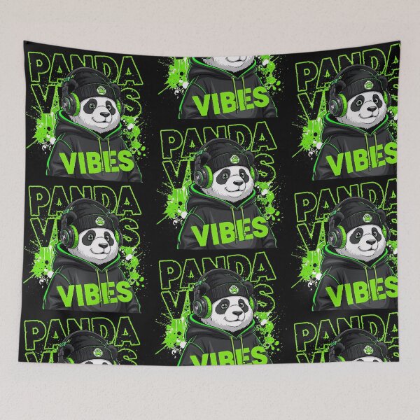Item preview, Cool Panda Gamer with Headphones Urban Streetwear designed and sold by Ahmed-khafagy.