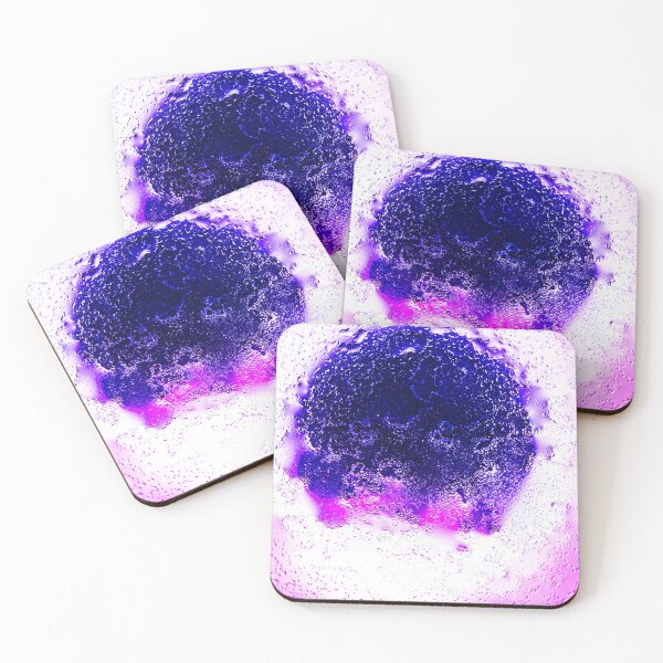 Item preview, Cosmic Water Droplets - Abstract Black Hole & Nebula Macro Art designed and sold by AbulailArt.