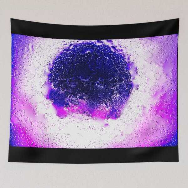 Item preview, Cosmic Water Droplets - Abstract Black Hole & Nebula Macro Art designed and sold by AbulailArt.