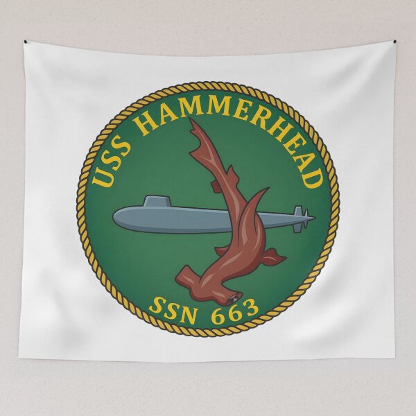 Item preview, USS Hammerhead SSN 663 Submarine Emblem designed and sold by CharlieDesings.