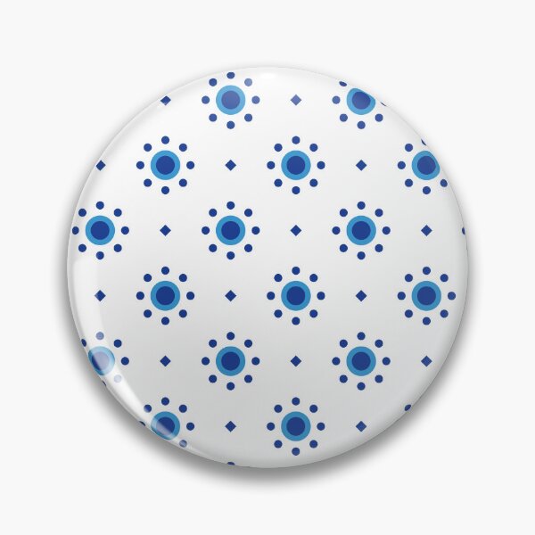 Item preview, Blue Circles Patterns designed and sold by HelixStore-B12A.