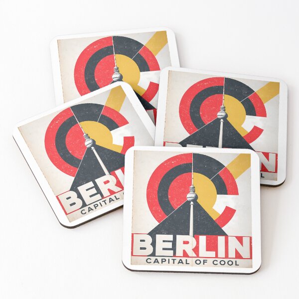 Item preview, Berlin Capital of Cool – Bauhaus TV Tower Art Print, Germany Travel Poster, Geometric Wall Art Gift designed and sold by OzzFrequency.