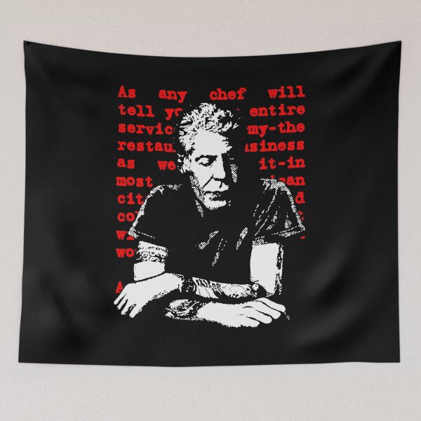 Item preview, Anthony Bourdain retro designed and sold by foulstee.