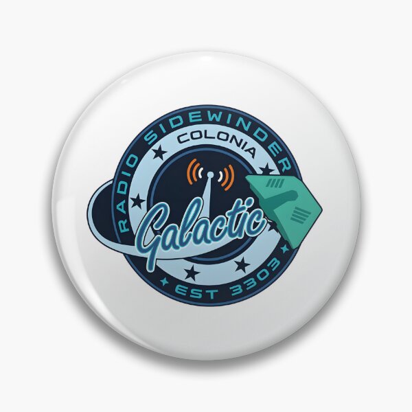 Item preview, Radio Sidewinder Colonia Galactic Logo designed and sold by CharlieDesings.