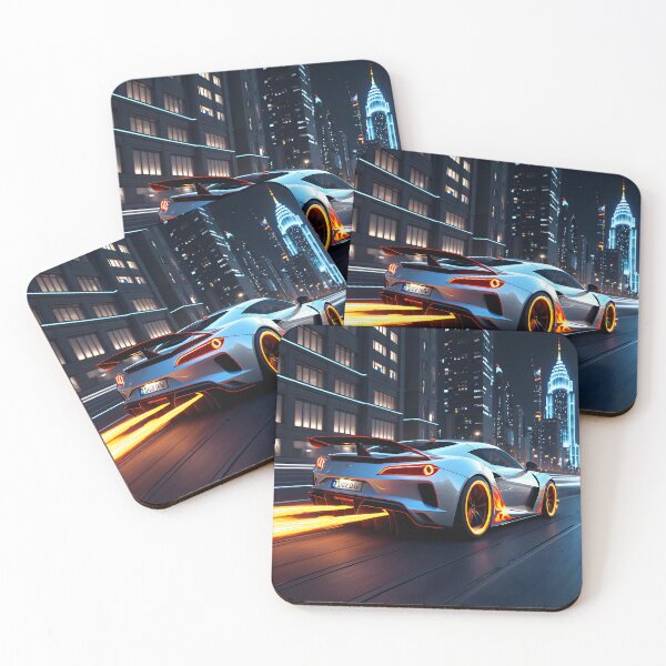 Item preview, Supercar Night Run designed and sold by Prism Palette Studio.