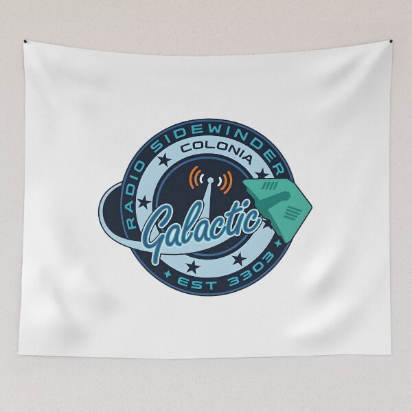 Item preview, Radio Sidewinder Colonia Galactic Logo designed and sold by CharlieDesings.