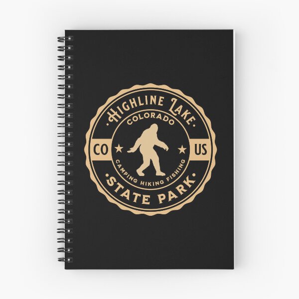 Item preview, Highline Lake State Park - Retro Bigfoot design - Colorado designed and sold by CattlettArt.