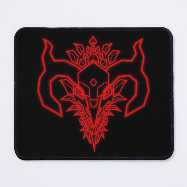 Item preview, Neon Red Cyber Dragon Head – Futuristic Geometric Glow Beast designed and sold by Neon_Ronin.