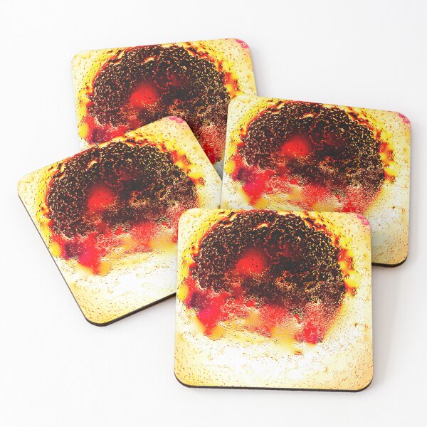 Item preview, Lava Black Hole - Abstract Fire Water Droplets & Cosmic Magma Art designed and sold by AbulailArt.