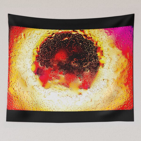 Item preview, Lava Black Hole - Abstract Fire Water Droplets & Cosmic Magma Art designed and sold by AbulailArt.