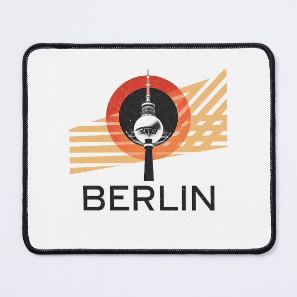 Item preview, Berlin Capital of Cool – Bauhaus TV Tower Art Print, Germany Travel Poster, Geometric Wall Art Gift designed and sold by OzzFrequency.